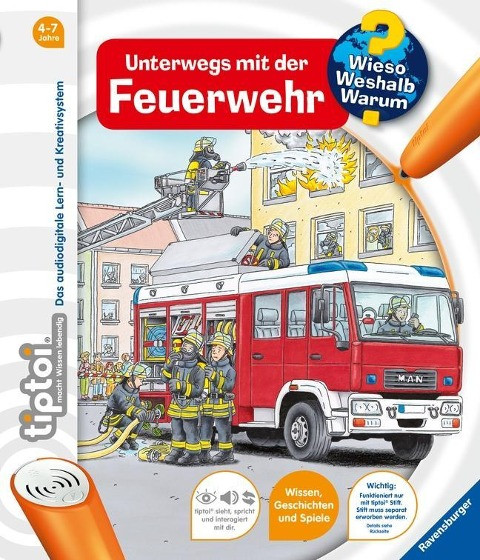 tiptoi® Unterwegs mit der Feuerwehr